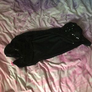 Sparkly black cover up